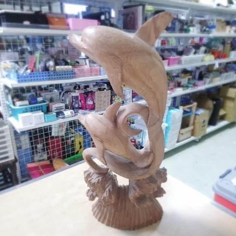海豚木雕(大) - EcoLoop Reuse 示範店 二手商品