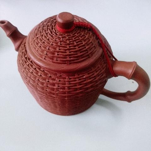 紫砂茶壺(籐編) - EcoLoop Reuse 示範店 二手商品