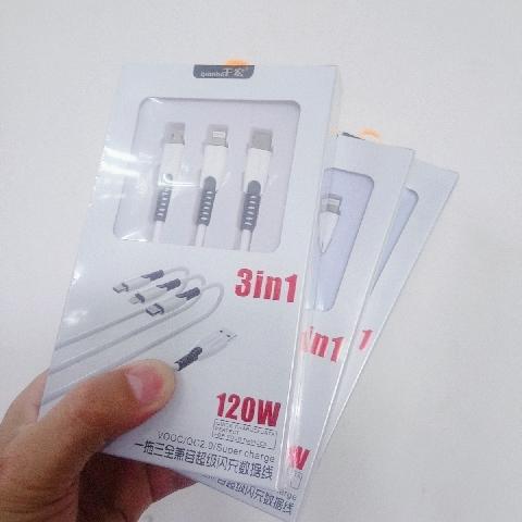 3合1充電線6A - EcoLoop Reuse 示範店 二手商品