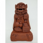 紅土磚燒薰香爐/風獅爺含座27CM - EcoLoop Reuse 示範店 二手商品