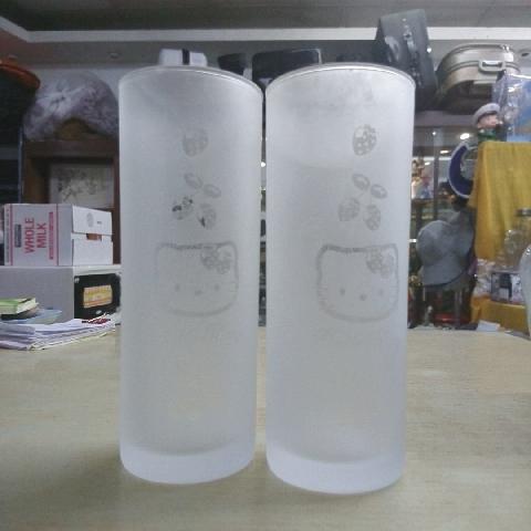 HelloKitty玻璃杯2入 - EcoLoop Reuse 示範店 二手商品