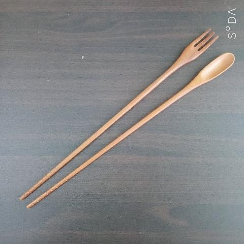 長叉匙木筷 - EcoLoop Reuse 示範店 二手商品