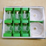 SOGA玻璃透明花茶杯(咖啡杯)組6入 - EcoLoop Reuse 示範店 二手商品