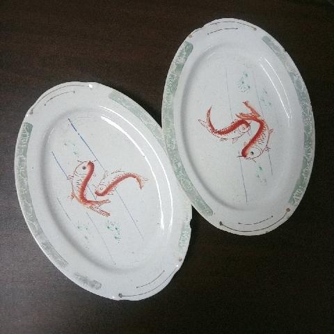 早期奇龍魚盤中(瑕疵) - EcoLoop Reuse 示範店 二手商品
