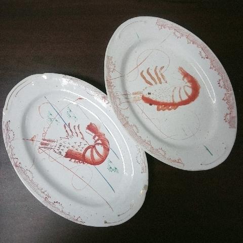 早期奇龍大蝦盤(瑕疵) - EcoLoop Reuse 示範店 二手商品