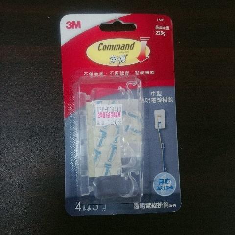 3M透明電線無痕掛勾 - EcoLoop Reuse 示範店 二手商品