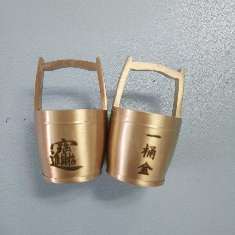 銅製一桶金擺飾(單售) - EcoLoop Reuse 示範店 二手商品